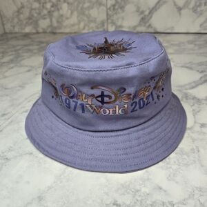 Disney World 50th Anniversary Bucket Hat Spirit Jersey Collection Iridescent